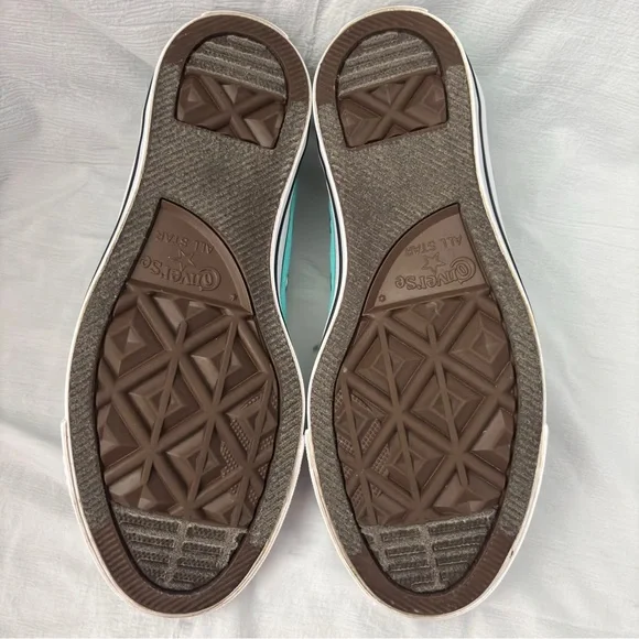 Converse All ⭐️ Star Unisex W6/M4 Chuck Taylor Aqua Canvas Low Top Sneakers - Picture 10 of 14